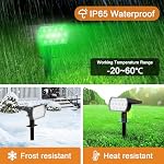 Color Changing Solar Lights Outdoor, IP68 Waterproof, RGB, 6 Pack - Image 5