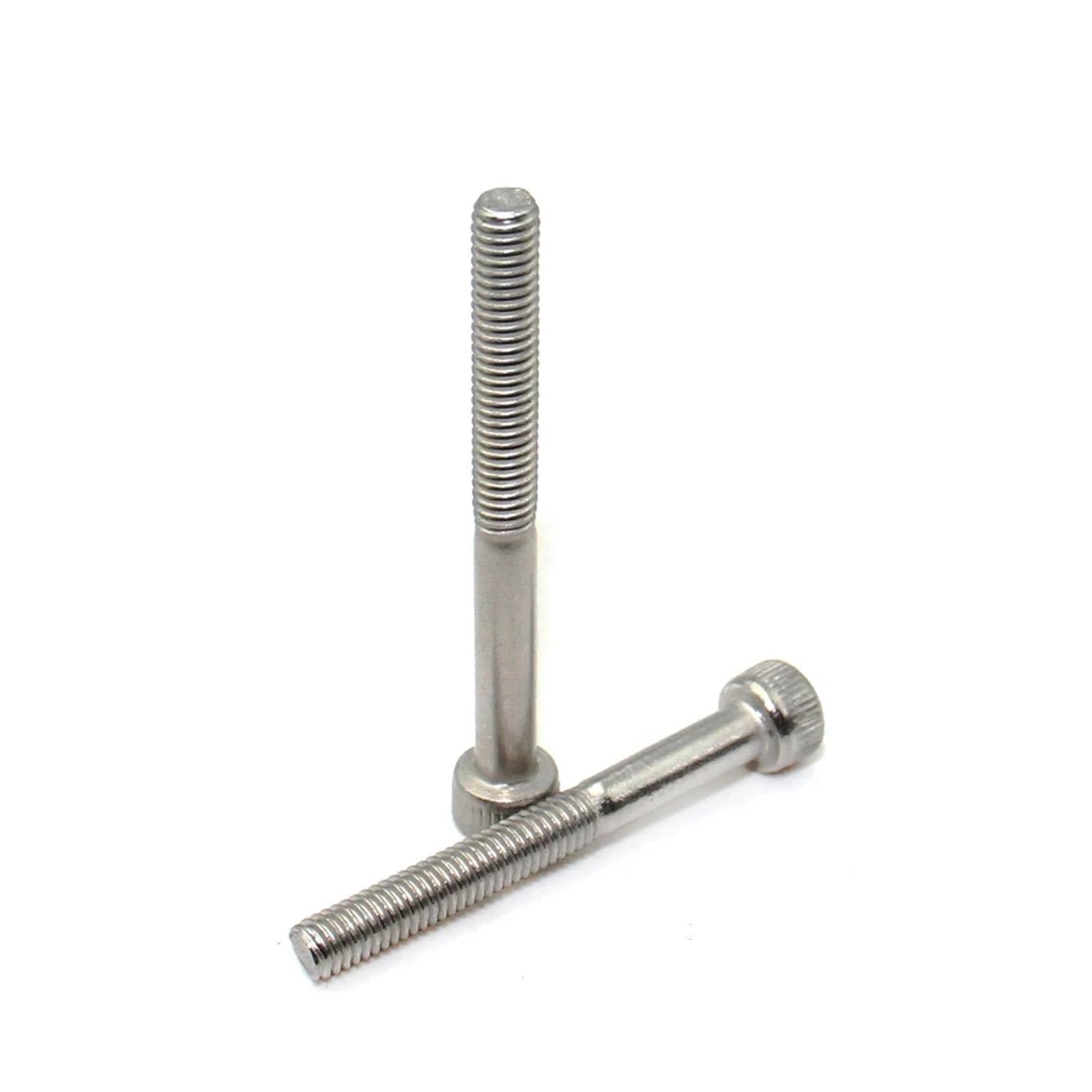 PrecisionFix M3 M4 M5 M6 M8 M10 M12 M14 1~10 pz 304 In Acciaio Inox Allen Esagonale A Esagono Incassato Testa Mezza Filettatura vite Bullone Allungato Lungo(80mm,M6X5)