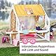 BABY born, Puppenhaus, Weekend Haus mit Licht - und Soundfunktion, öffenbare Seitenteile, Waschbecken, Grill und viel Zubehör, 832752, Zapf Creation