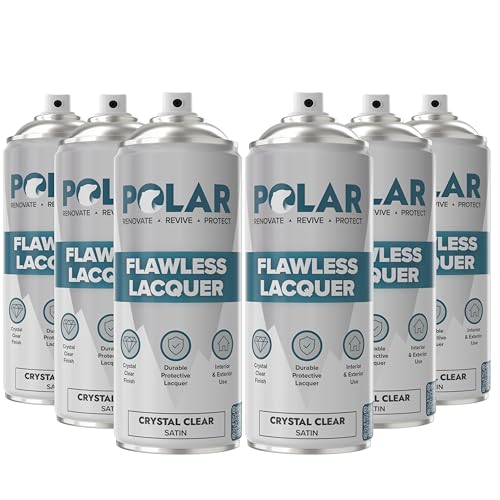 Polar Clear Satin Flawless Lacquer Spray - 6 x 13.5