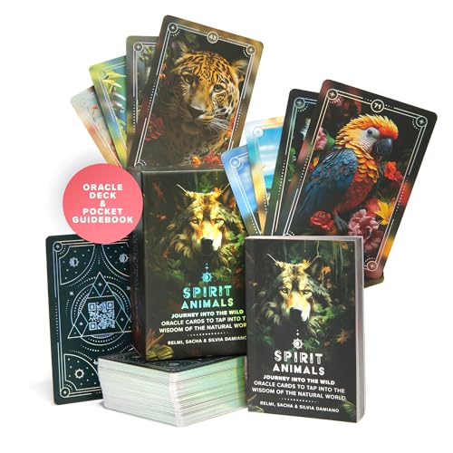 Spirit Animals Oracle Deck (Edition 2) - 96 Cards & Guidebook For Intuitive Guidance & Tarot