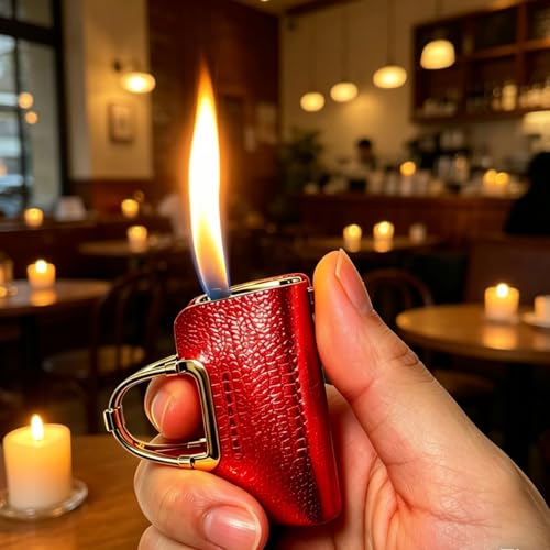 Encendedores soplete recargables en bolsa roja pack x2 miniatura 2