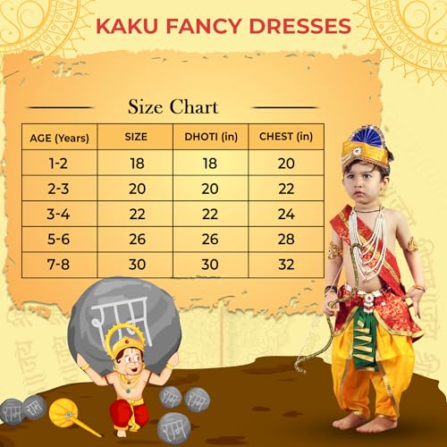 Image of Kaku Fancy Dresses Ram Costume for Kids Infant Baby Ram Dress for Boys with Accessories