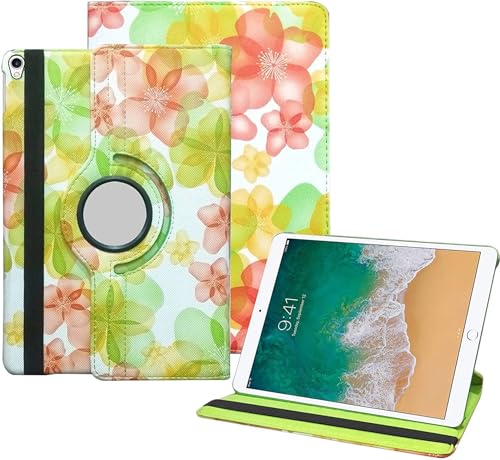 Image of M Cart Cases for iPad PRO 10.5 Inch 2017 / Air 3 (3rd Gen) 10.5 Inch 2019 [ A1701 A1709 A2152 A2123 A2153 A2154 ] (Flower Print)