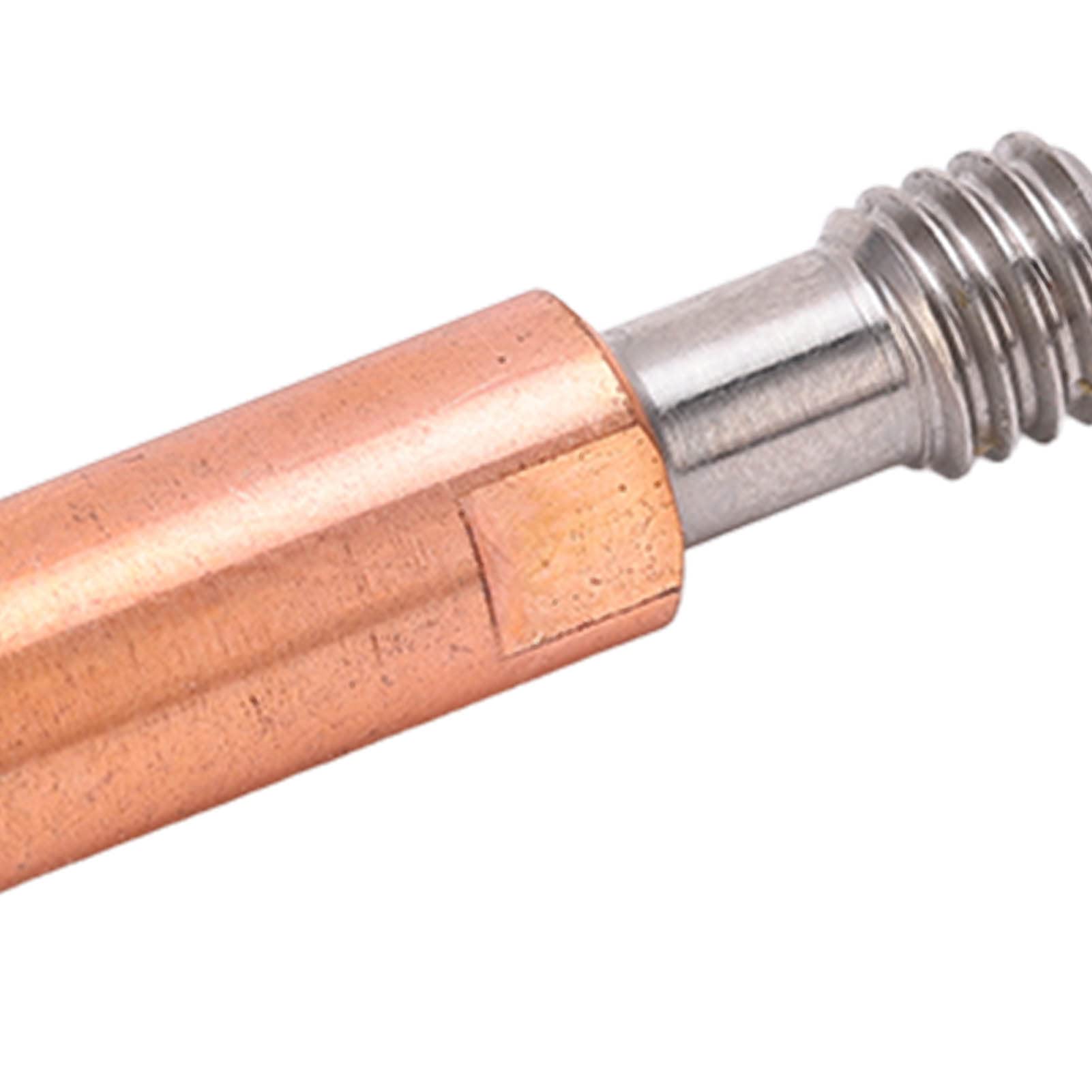 3D Printer Throat Nozzle, Heat Break Throat for Ender 3, 3 V2, 3 Pro 2Pcs All Metal Ti Alloy and Copper Bimetal Throat Nozzle with Easy Installation for 3D Printing (4.1mm