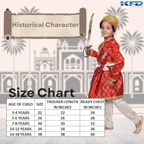 Image of Kaku Fancy Dresses National Heros Freedom Fighters Costumes for Boys & Girls | Independence Day Republic Day Fancy Dress for Schools Plays & Competition | Role Play Politician Costume For Kids