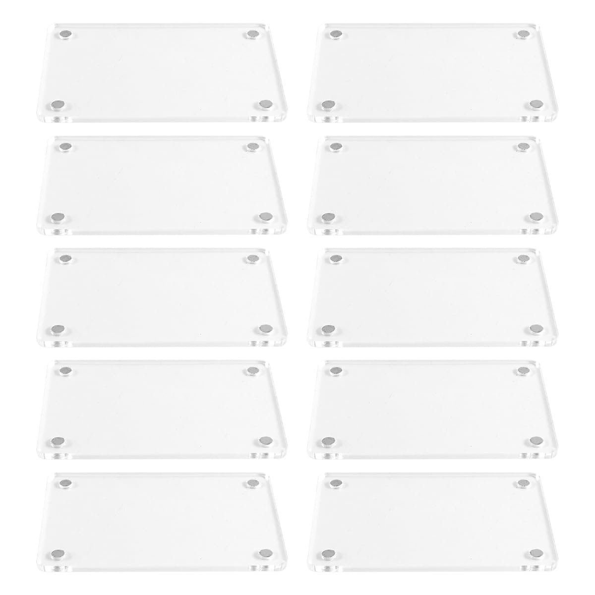 KOVEN Cornice portafoto magnetica in acrilico, 10 paia, 10 x 15 cm