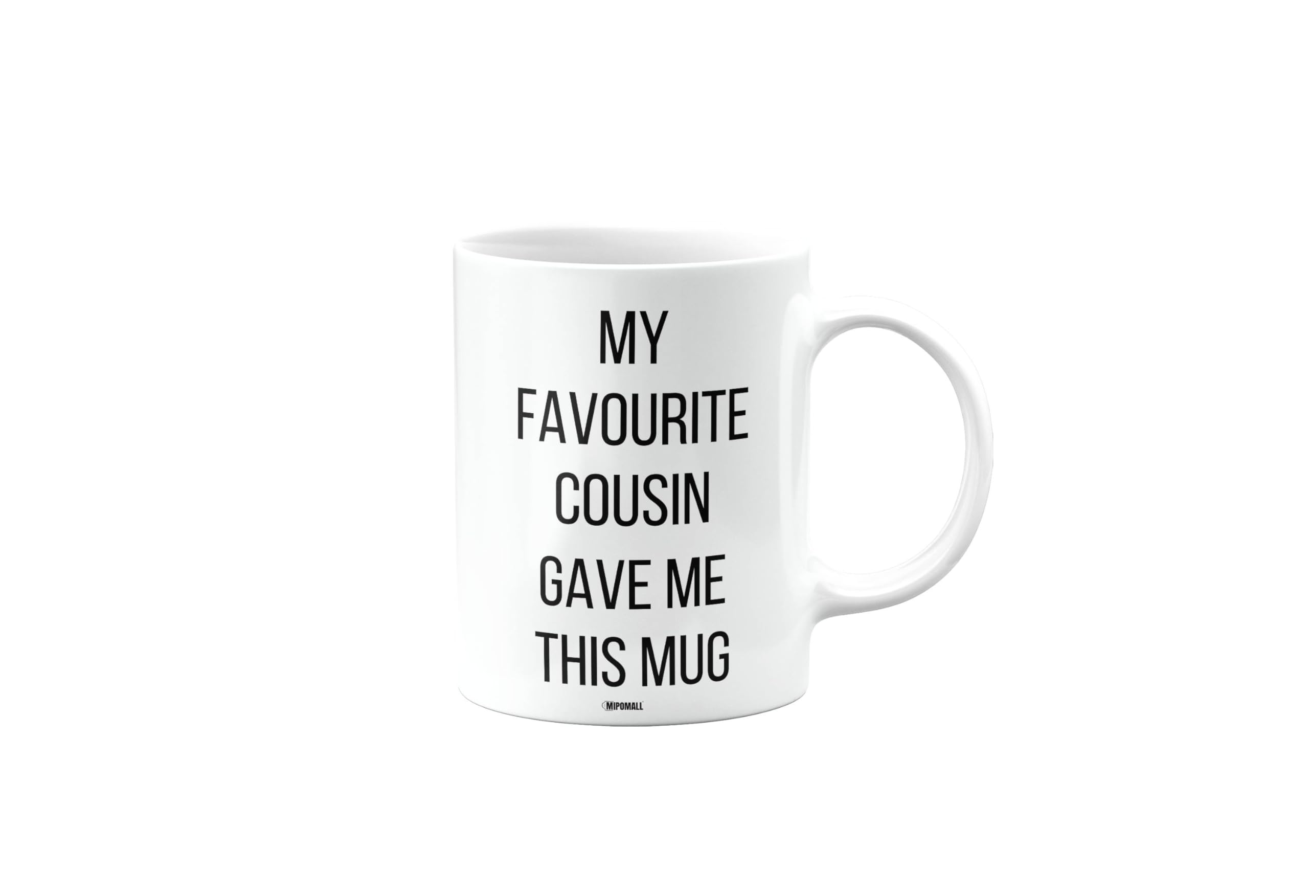 MIPOMALL My Favourite Cousin Gave Me This Mug, Happy Birthday Gifts for Men or Women, Gift from Secret Santa, Presents for Christmas, mm-CA_176_52 โ image 1