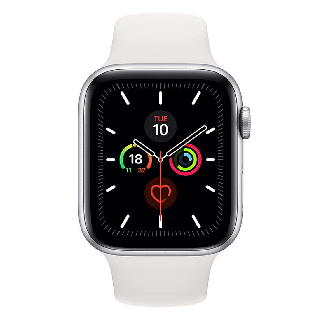 Apple Watch Series 5 44mm Silver AL White Sport Band (GPS+Cell) Model A2157  : Amazon.com.au: Electronics