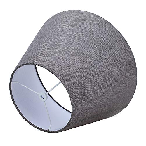 image for Medium Lamp Shade,Alucset Barrel Fabric Lampshade for Table Lamp and F
