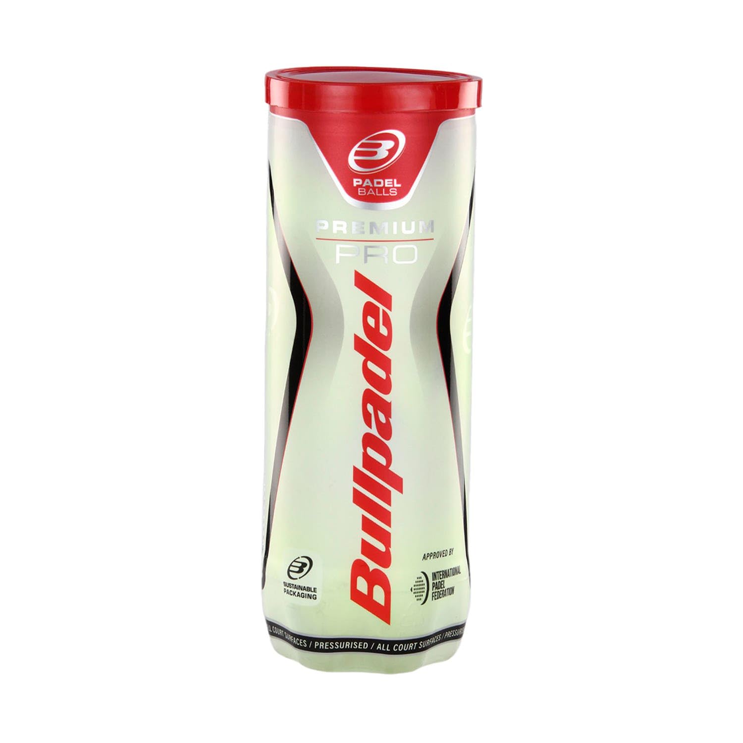 Bullpadel Bote de Pelotas Premium Pro