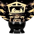 Rossesay Christmas Nativity Projector Lights Indoor Christian Projection Light LED Nativity Scene Decorative Outdoor Lighting Projectors for Xmas Party Holiday Garden Landscape Decor