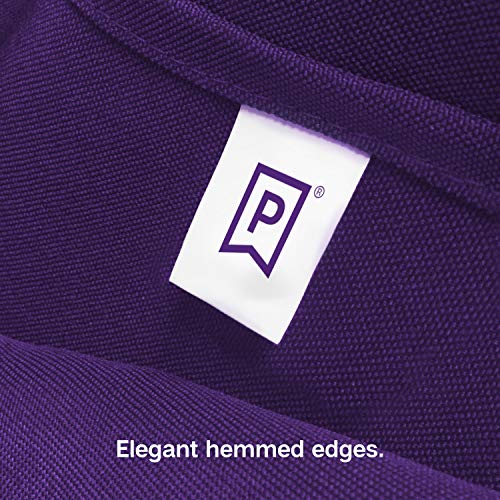 Image of Gee Di Moda Rectangle Tablecloth - 60 x 102 Inch Purple Table Cloth for 6 Foot Rectangle Tables - Heavy Duty Washable Fabric - for Holiday Party, Dinner, Weddings, Baby Shower & Events