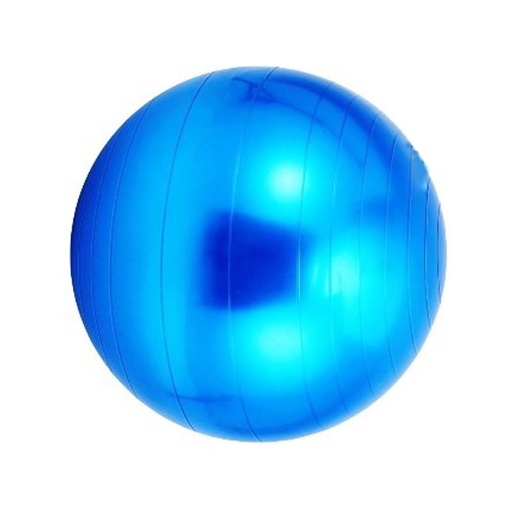 SENRISE Gym Ball, Anti-Slip Large Exercise Balance Balls with Pump for Yoga, Pilates, Fitness, Pregnancy & Labour - Blue, 75CM Diameter