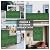 DOPGIB Artificial Grass Wall Panel,10"x 10"(12P) 4-Layer Leaf UV-Anti Greenery Faux Boxwood for Indoor,Outdoor Patio Balcony Privacy & Ivy Fence Covering Privacy, Garden, Backyard Wall Backdrop Decor