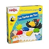 HABA 2013166004 - Mis Primeros Juegos La Tarta de Teo, Juego Infantil de Mesa cooperativo de Movimiento. Más 2 años