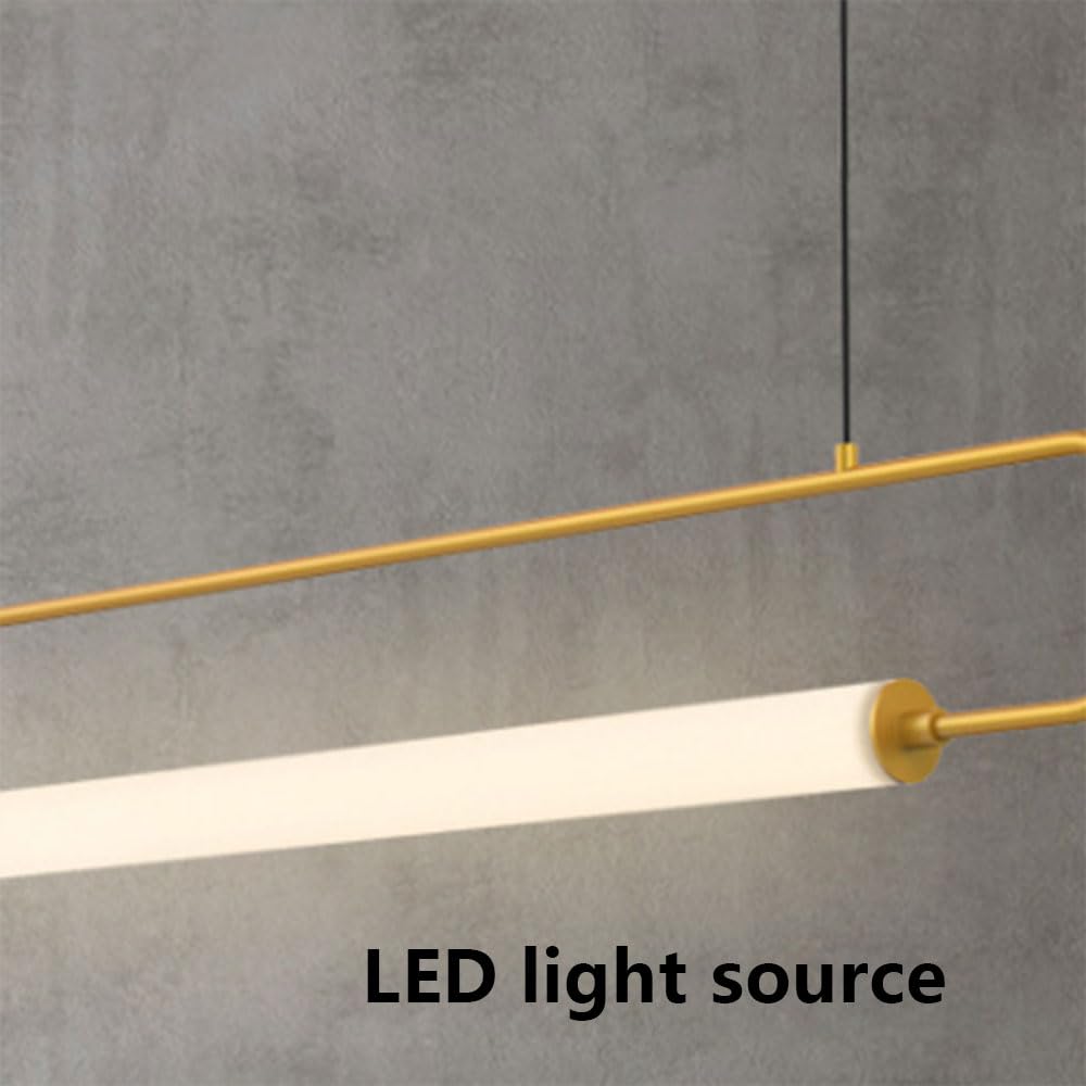 Sufitowe oprawy oświetleniowe wiszące Długie lampy LED 3000-6000K Wisząca lampa Oświetlenie wewnętrzne Żelazo LED Home Decor Regulowane współczesne oświetlenie Do kuchni Salon Jada