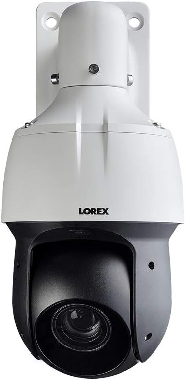 Lorex Indoor/Outdoor 1080p Pan & Tilt Metal Dome Security Camera, Add-On Analog Camera for Wired Surveillance System, Color Night Vision, 25x Optical Zoom, 1 PTZ Camera