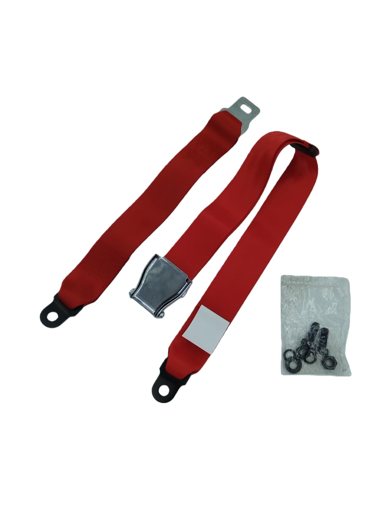 RWYSSYTF Golf Cart Seat Belt wheelchair Safety Harness - Universal 2-Point Restraint System, Adjustable & Heavy-Duty, For Yamaha EZGO Club Car Go Kart UTV Aircraft (Red)