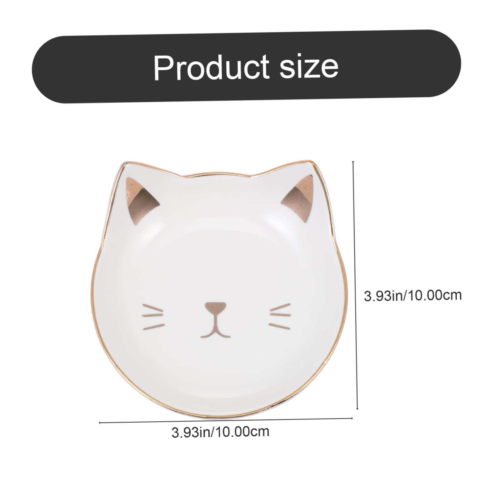 Cabilock Shape Ceramic Plate Food Storage Plate for Fruits and Desserts for Home Dining Parties and Gatherings Delicate Food Container with Fine Workmanship