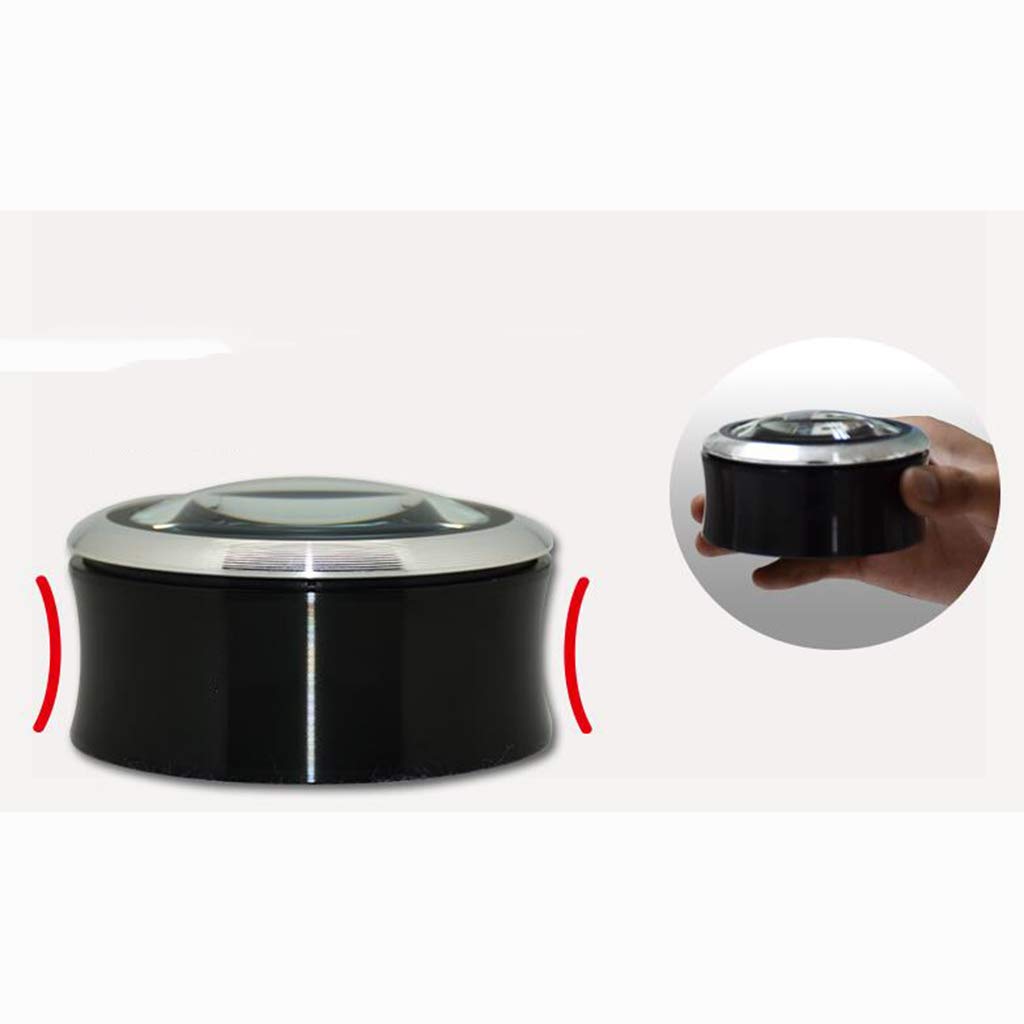 Lupa/Lupa de Mano con luz LED 3X HD portátil Adecuada para Libros, periódicos, mapas, Monedas, joyería, Pasatiempos y Manualidades, Lupa de Escritorio iluminada con LED de Aumento 5X, Lupa, Super