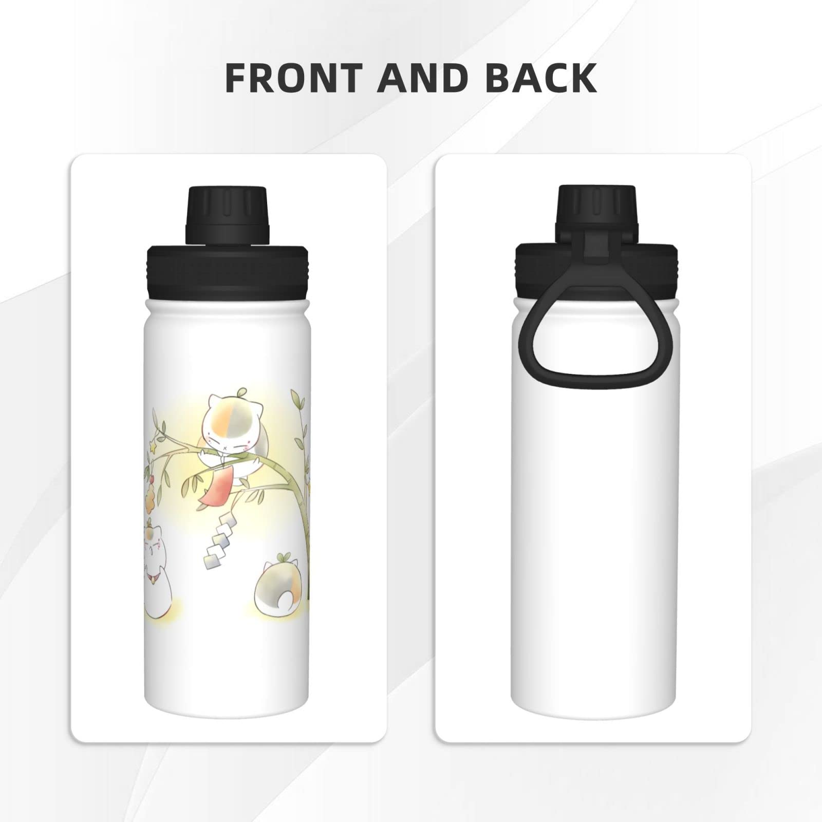 Amazon | ニャンコ先生 夏目友人帳 アニメ 水筒 真空断熱 保温 保冷