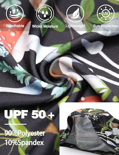 Image of FISHEAL UV Sun Protection Face Scarf Mask, Breathable Gardening Face Cover Neck Gaiter with Ear Loops Bandana for Men Women