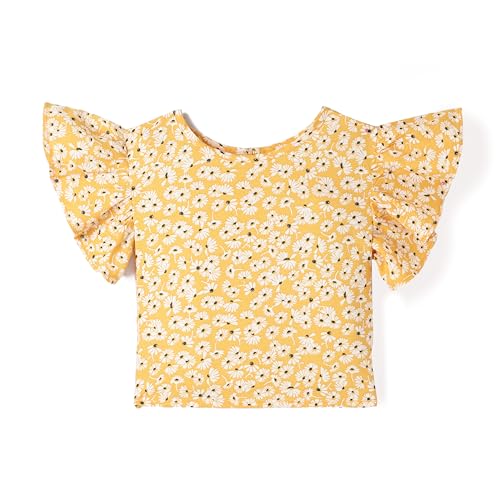 Image of Girls Premium Cotton Printed T-Shirt & Shorts Set | Summer Wear Comfortable Loungewear Clothing Set | Girls Co-Ord Set | Casual Half Sleeve Printed Top & Bottom Set