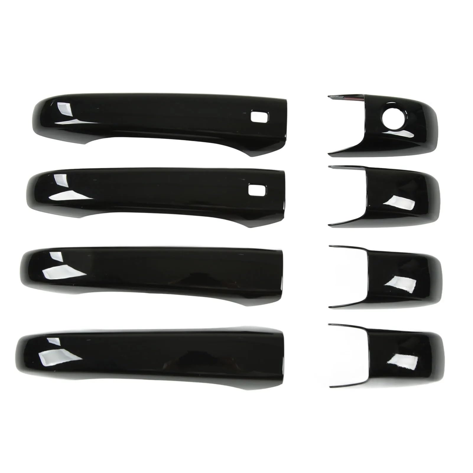 Wsx5fc One Color Exterior Door Handles Car Exterior Door Handle Cover Glossy Black For Cherokee Wk2 Wl 2011‑2022