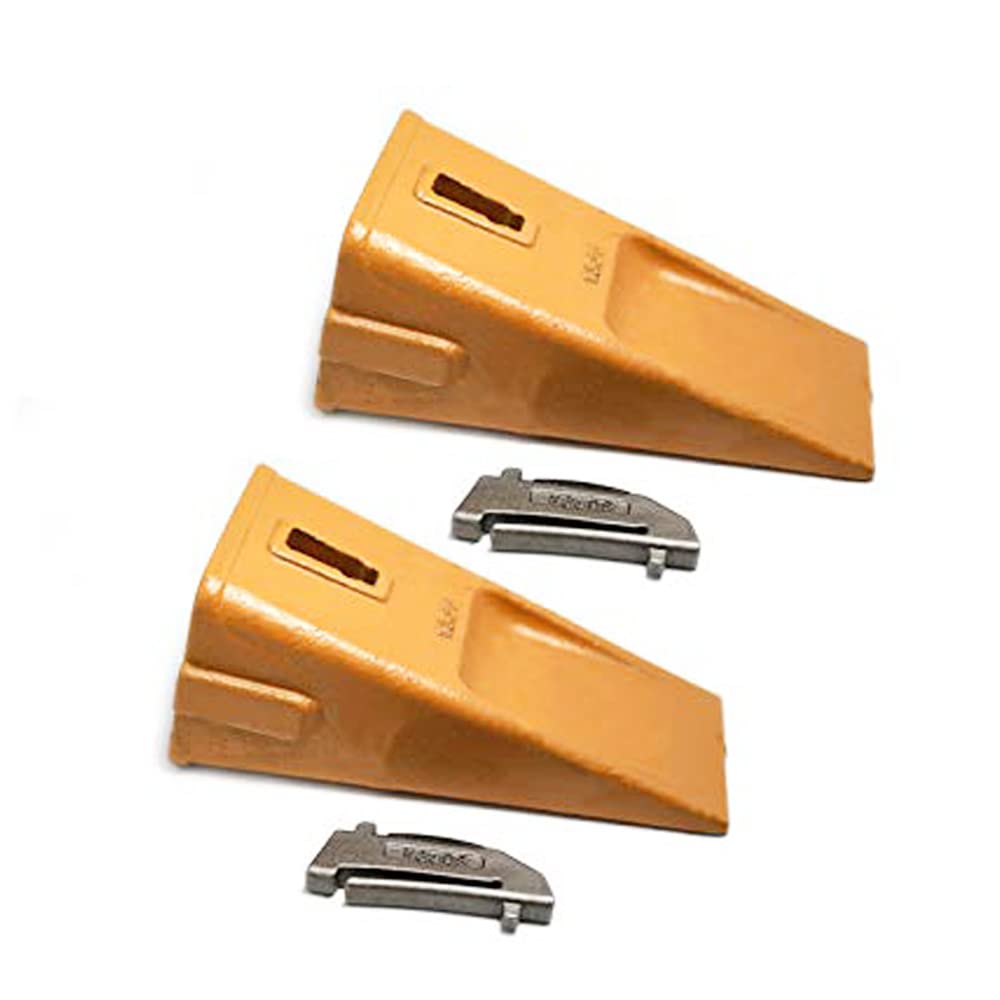 2 Pack X330 Dirt Tooth Hensley Style Digging Bucket Tooth/Bucket Teeth & 2 k330s Flex Pin