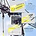 QTM 2-Pack 3-inch X20' Lifting Sling, Vertical10,000 LBS, Choker 8,000 LBS, Basket 20,000 LBS, 100% Polyester High-Strength 2-Ply. Durable Lifting Slings, Towing Strap(3