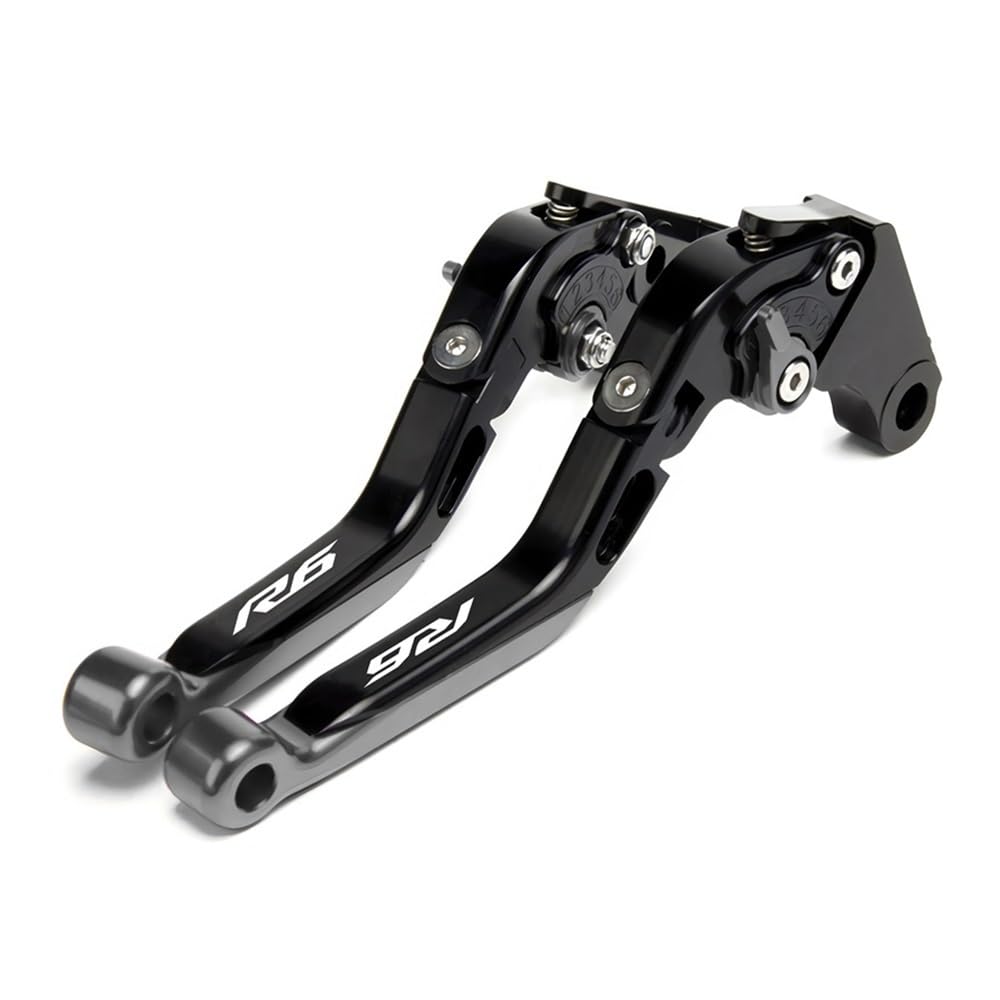 Zdgxfhsrh D Motorcycle Brake Clutch Levers For Ya&Maha Yzf R6 1999-2004 Clutch Lever Brake Set Adjustable Folding Handle Levers Motorcycle Accessories Parts(D)