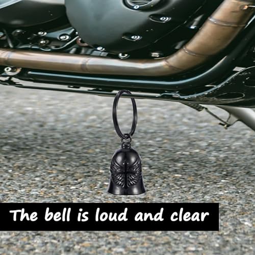 Image of Motorcycle Cross Bell - Key Chain Biker Bells Protect the Rider - Accessories