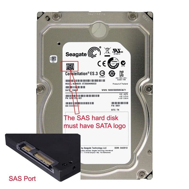 RANY Professionale SFF-8482 Sas Sata HDD 180 Gradi Adattatore Convertitore Per Scheda Madre