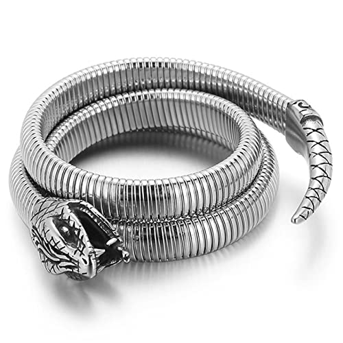 Materiale: il materiale in acciaio inossidabile rende questa collana di alta qualità e strutturata. Il buon materiale garantisce la longevità della collana