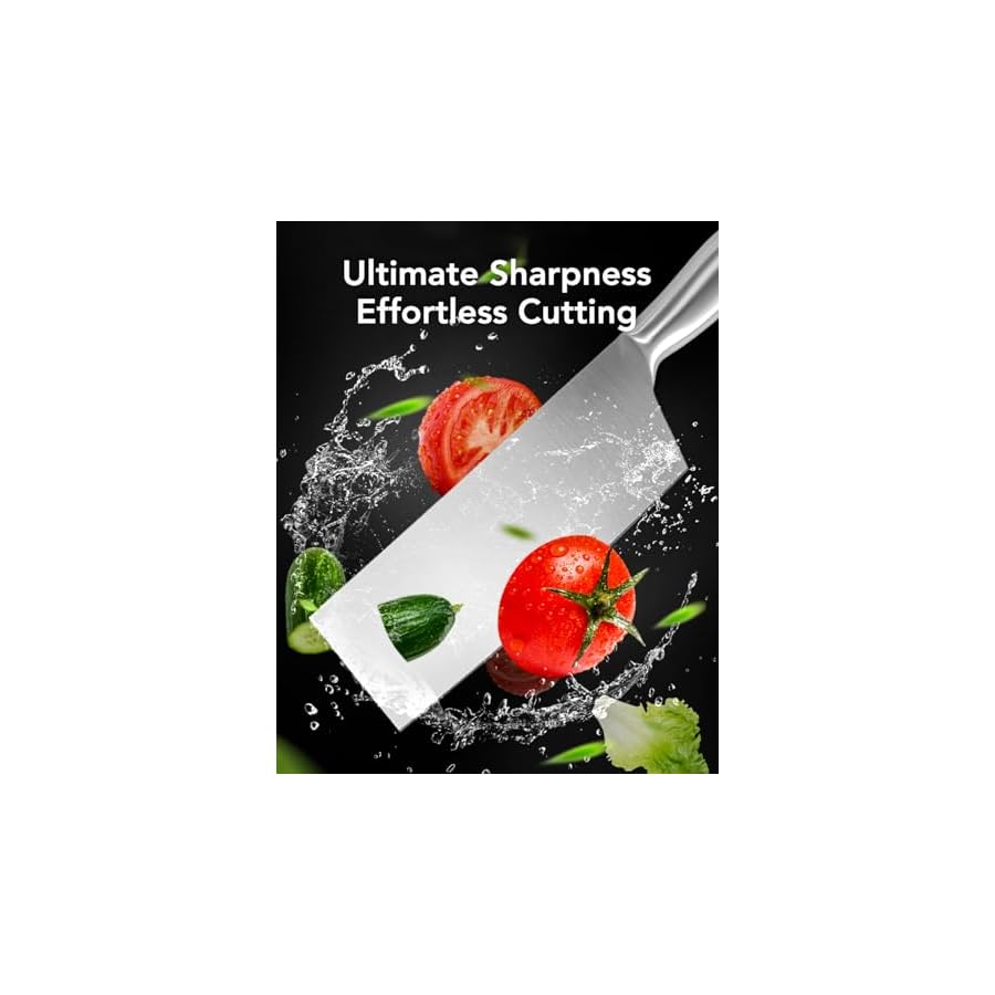 6-Piece-Professional-Chef-Knife-Block-Set-Gray-Stainless-Steel-Kitchen-Knives-with-Built-in-Sharpener-Handmade-Sharp-Blades-Ergonomic-Handles-Thicker-Spine-for-Home-Cooking-Cutting-Chopping 6 Piece Professional Chef Knife Block Set, Gray Stainless Steel Kitchen Knives with Built-in Sharpener Handmade Sharp Blades Ergonomic Handles Thicker Spine for Home Cooking Cutting Chopping