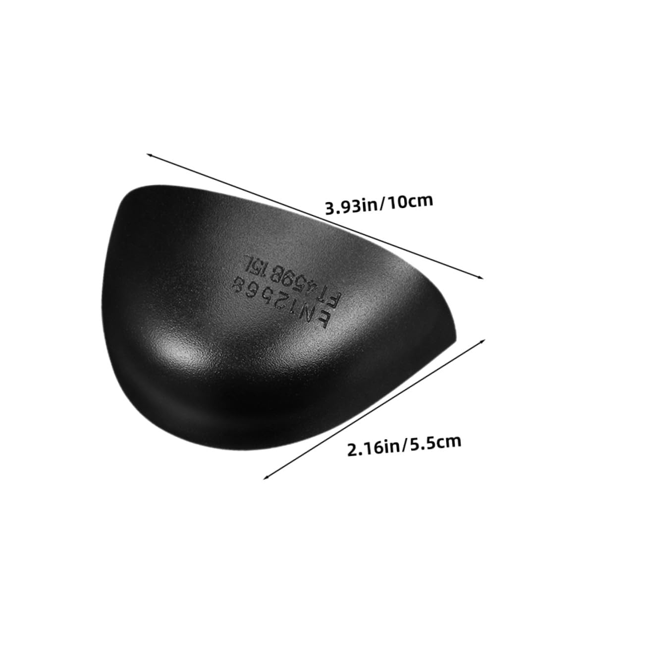 Embouts de Chaussures de Sécurité en Acier Noir, 4 Paires