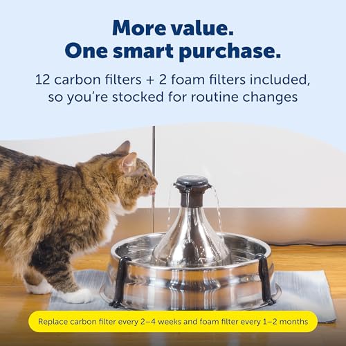 PetSafe Stainless Multi-Pet Fountain 128oz with Dual Filtration — view 6