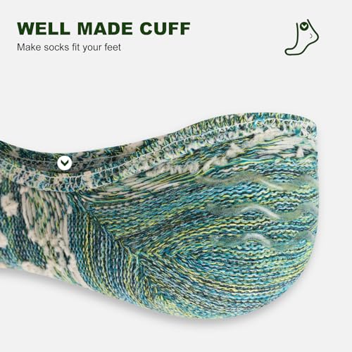Image of HHX YONLEE Ankle Socks Striped patterned Casual Socks 8 /10 Pairs Gift Box