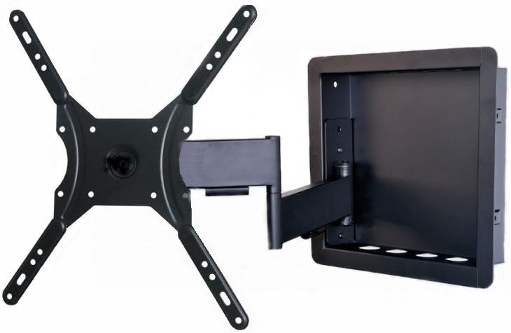 Recessed in wall box Articulating mount for Samsung un40F6400, un40F6300