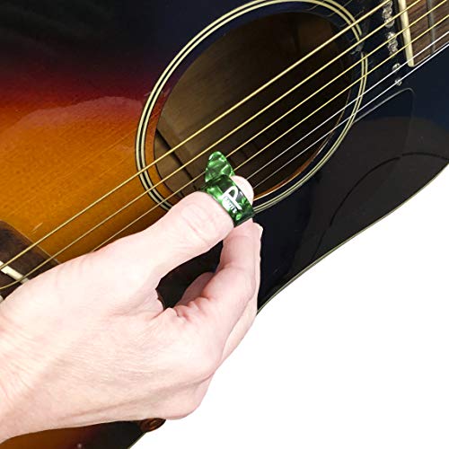 Perri's Leathers | Celluloid Thumb Picks | 6-Pack | Verschillende Kleuren | CTP-AST1 - Image 6