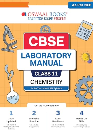 Oswaal CBSE Laboratory Manual Class 11 Chemistry Book ( Latest Ed...