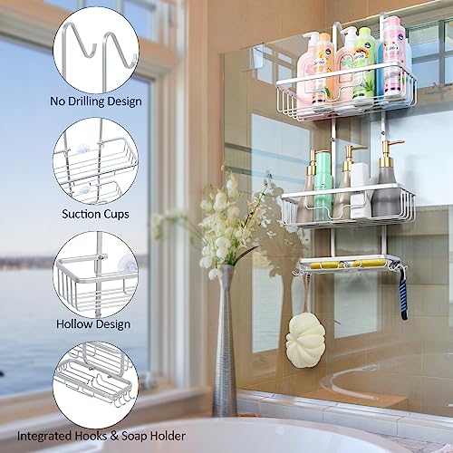 Mensola Doccia Portaoggetti Doccia da Appendere, 2...