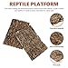 Totority Cork Bark 3Pcs Plants Decor Cork Terrarium Background Decorative Tree Bark Adornment Reptile Climbing Plaything for Gecko Lizard Tortoise Frog Bearded Dragon Tank Access