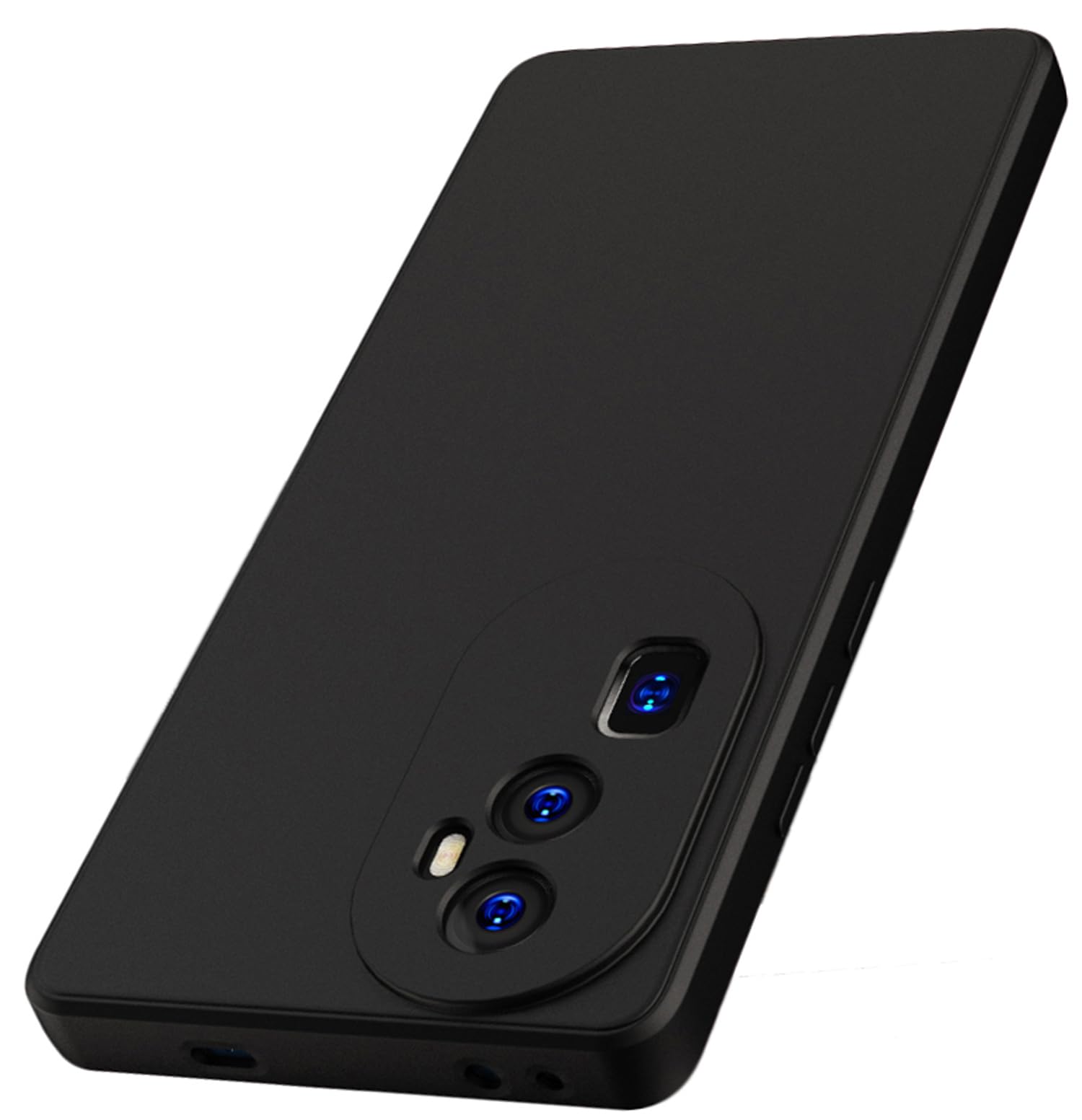 KAPA Matte Protective Lens Flexible Back Cover for Oppo Reno 10 PRO + Plus | Slim Silicone with Soft Lining Shockproof Full Body Bumper Case (Black) (B0CGJ8V4F2) Amazon Price History, Amazon Price Tracker