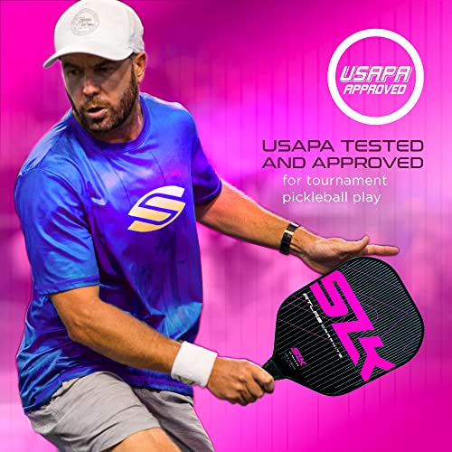 Slk Atlas Pickleball Paddle | Graphite Pickleball Paddle Features G5 Control Graphite Face & Polymer Rev-Core+ | Designed In The Usa | Perfect Starter For Any Upcoming Pickleball Player (Atlas Purple) #TOP6