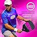 SLK Atlas Pickleball Paddle | Graphite Pickleball Paddle features G5 Control Graphite Face & Polymer Rev-Core+ | Designed in the USA | Perfect starter for any upcoming pickleball player (Atlas Purple)