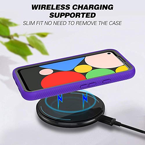 Eabhulie Google Pixel 4A Custodia, Doppio Strato