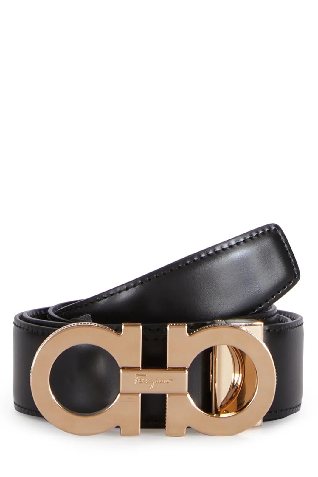 Salvatore Ferragamo Gancini Leather Belt