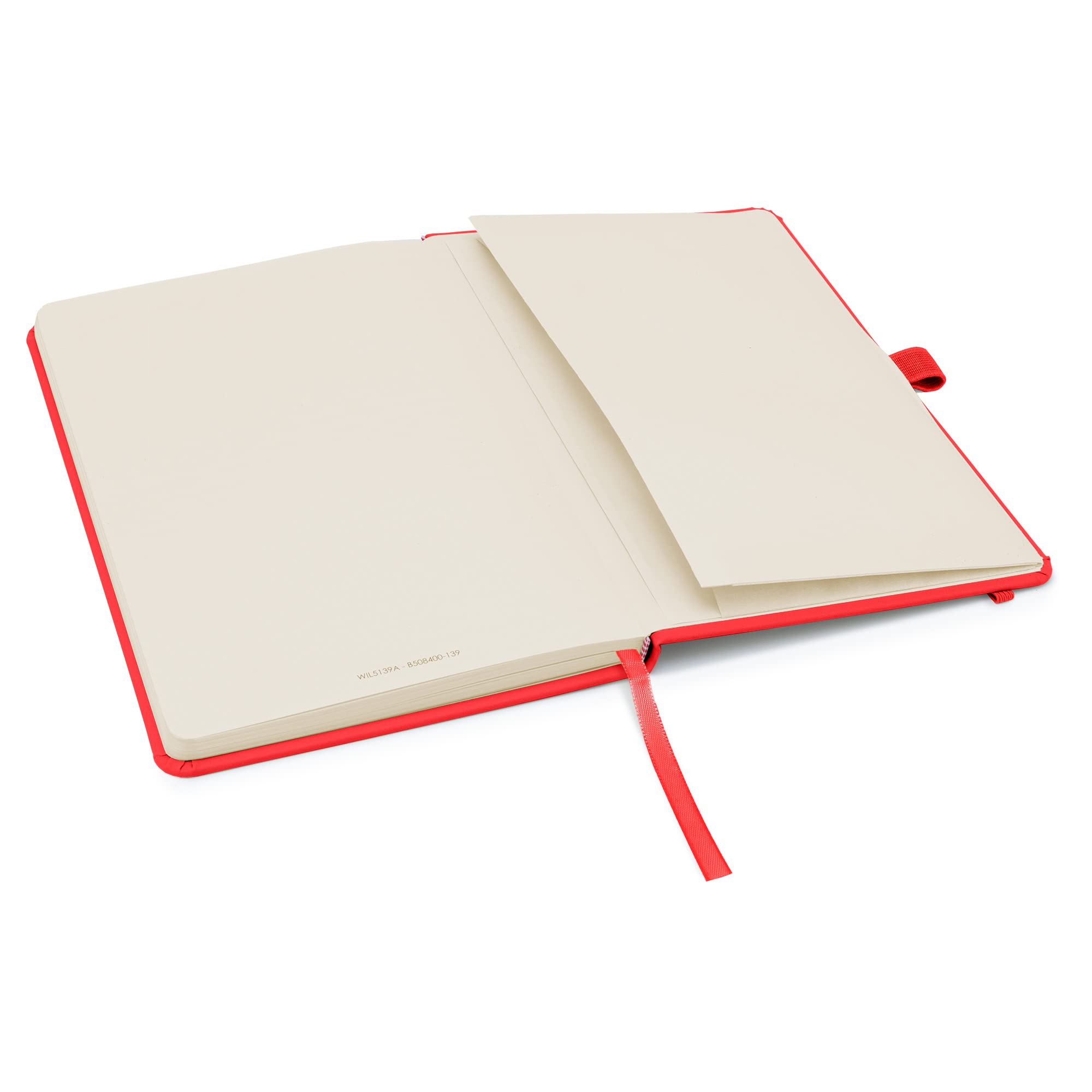 Libreta 80 Hojas Divisores Cuaderno Inteligente A5 Rosa - 80 Hojas, Elástico, Divisores Y Bolsillo Cuaderno Con Separadores